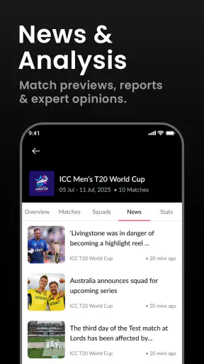 Crichit: Cricket Scores & News screenshot
