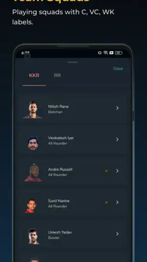 Cricket Exchange Live Line screenshot