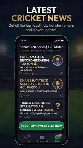Cricket Live TV Streaming screenshot