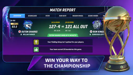 Cricket Team Coach 26 screenshot