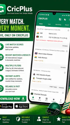 CricPlus -  Cricket Live Score screenshot