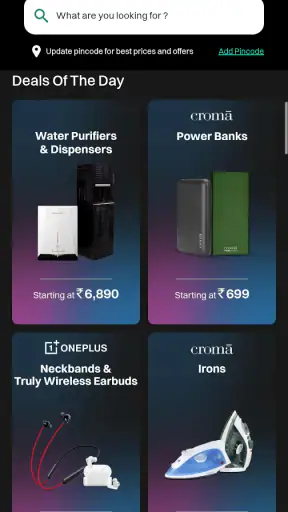 Croma - Online Shopping App screenshot