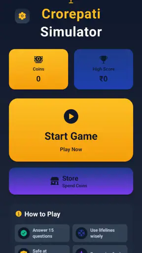 Crorepati Simulator screenshot