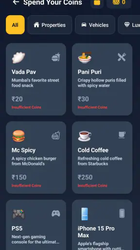 Crorepati Simulator screenshot