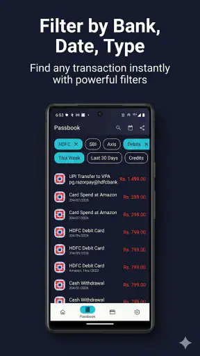 Daily Passbook & Autopay Alert screenshot