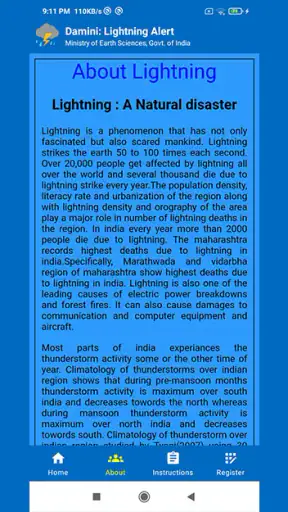 Damini : Lightning Alert screenshot