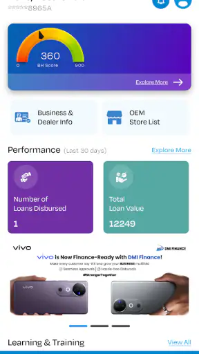 DealerPulse – DMI Finance screenshot