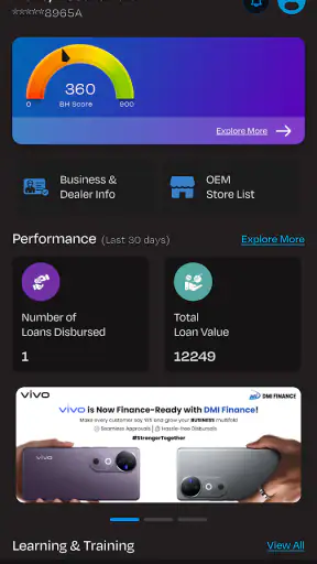DealerPulse – DMI Finance screenshot