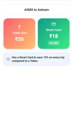 Delhi NCR Metro Navigatior screenshot