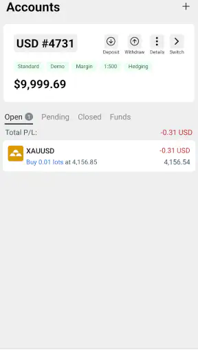 DemoTrader: Trading Simulator screenshot