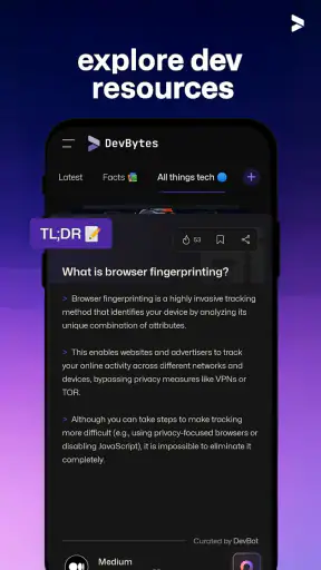 DevBytes-For Busy Developers screenshot