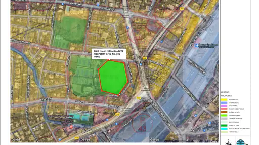 Development Plans GIS screenshot