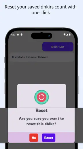 Digital Tasbeeh Counter screenshot
