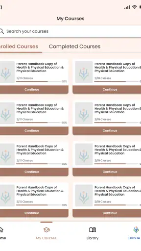 DIKSHA Courses screenshot