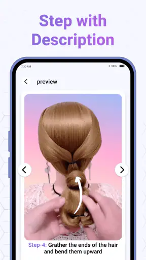 DIY Hairstyles step by step screenshot