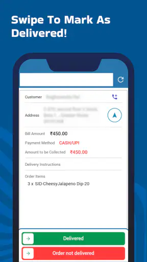 Domino’s Delivery Partner App screenshot
