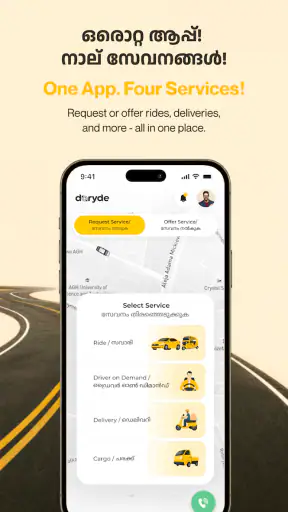 doryde: Ride, Driver, Delivery screenshot