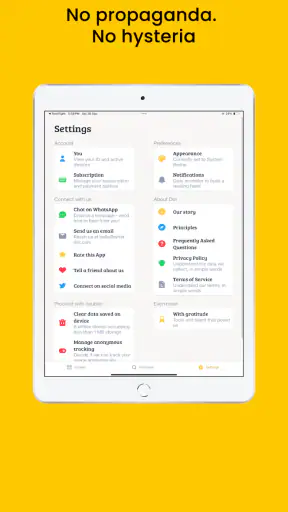 Dot – News, made new screenshot