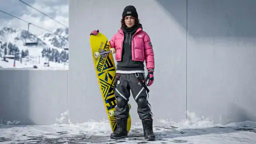 Downhill Snowboard Racing screenshot
