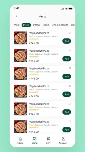 Drizzles Pizza screenshot