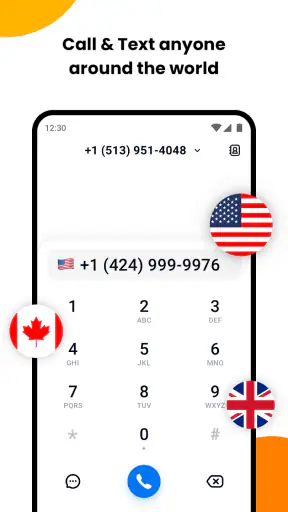 Duo Phone Number - दूसरा नंबर screenshot