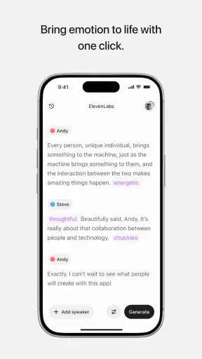 ElevenLabs: AI Voice Generator screenshot