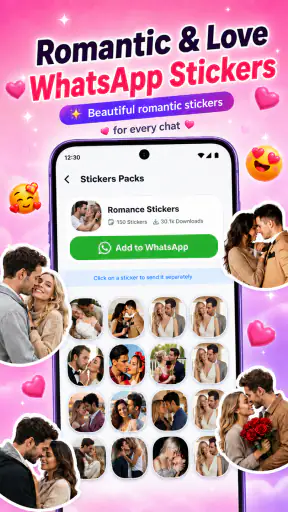 Emoji Love Wallpaper WASticker screenshot