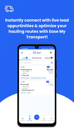 EMT - Find Trucks, Find Loads screenshot