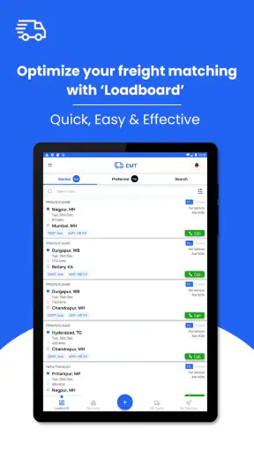 EMT - Find Trucks, Find Loads screenshot