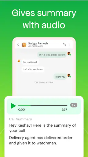 Equal AI - AI Call Assistant screenshot