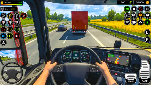 Euro Truck 3D Game Simulator screenshot