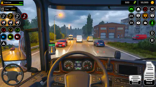 Euro Truck 3D Game Simulator screenshot