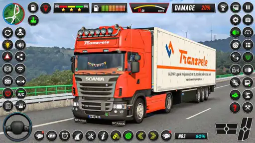 Euro Truck Driving Truck Sim screenshot
