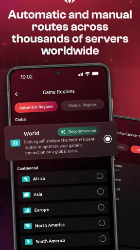 ExitLag: Fix Ping Mobile & Lag screenshot
