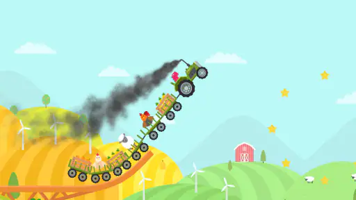 Farm Train - Kids Tractor Game screenshot