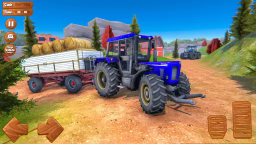 Farming Tractor Trolley Sim 3D screenshot