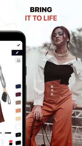 Fashion Design Sketches Book screenshot