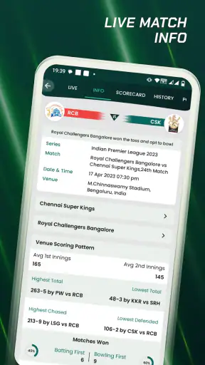 Fast Cricket Live Line screenshot