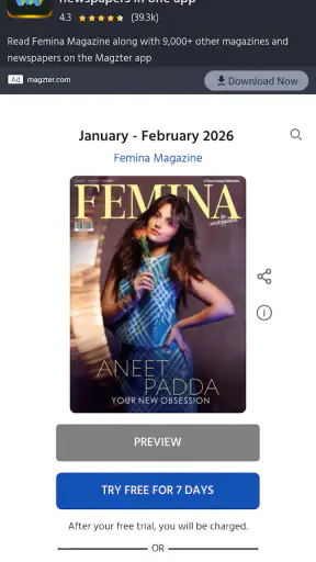 Femina Magazine screenshot