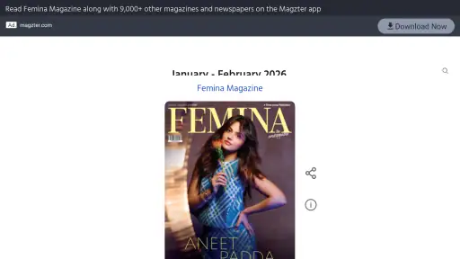 Femina Magazine screenshot