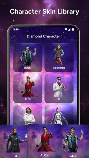 FFF Diamond: Skins & Emotes screenshot