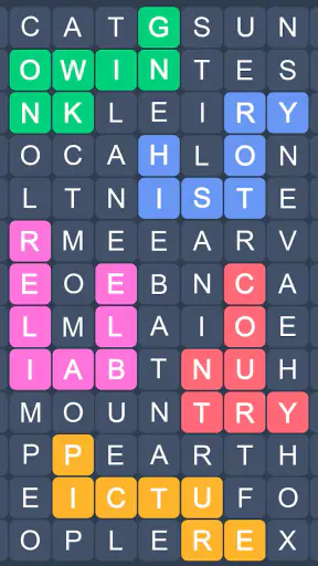 Fillwords: Word Search Puzzles screenshot