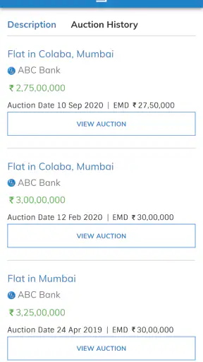 FindAuction: Bank Auction App screenshot