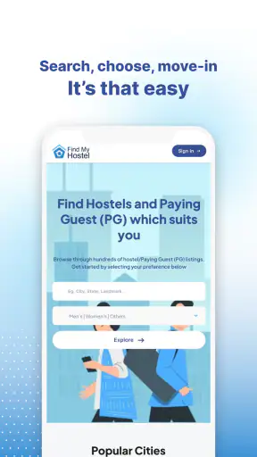 FindMyHostel - PGs & Hostels screenshot