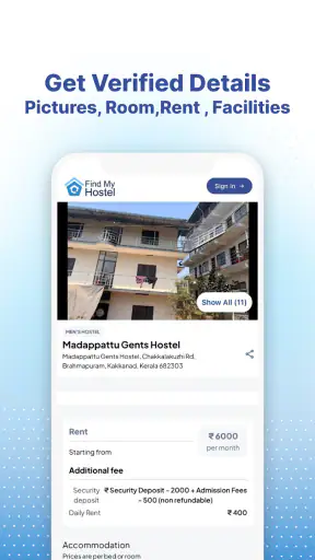 FindMyHostel - PGs & Hostels screenshot