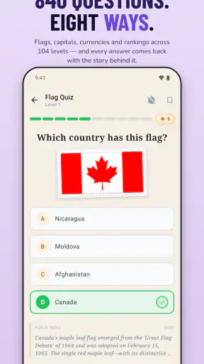 Flags of the World Quiz screenshot