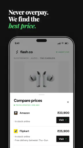 Flash.co | AI Shopping App screenshot