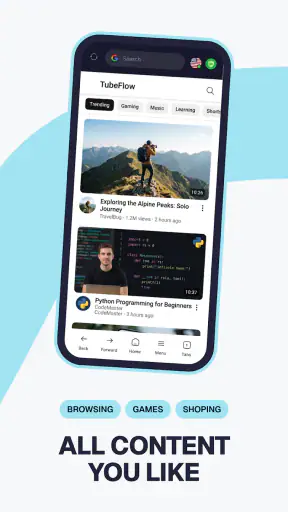 Flint Browser screenshot