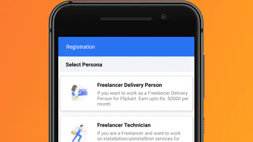 Flipkart Delivery Partner App screenshot