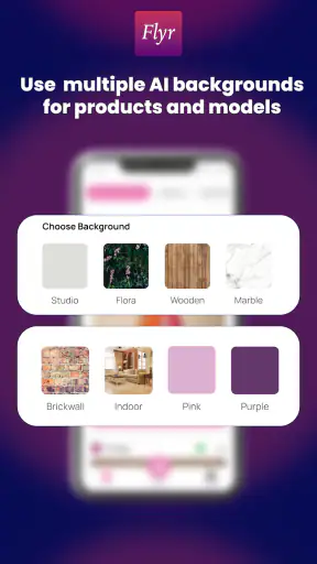 Flyr: AI Studio & Model Photos screenshot